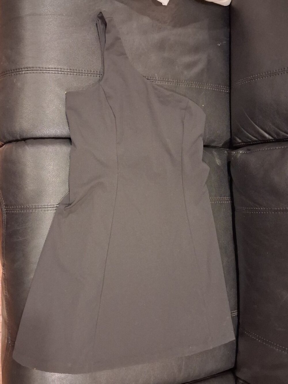 Outdoor Voices One Sholder Athleticwear Dress with Built-In Shorts / Sports Bra - Picture 3 of 5